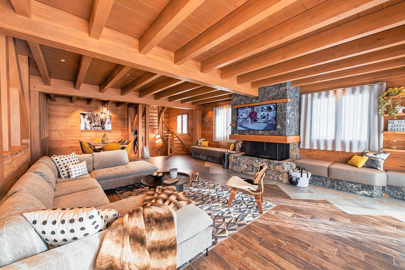 Chalet Jardin Alpin Valberg — living room